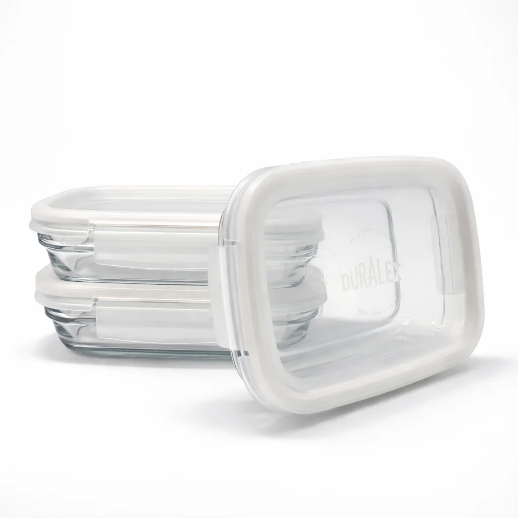 Freshbox - Boite de conservation à ailette couvercle blanc 0.8L - Image 2