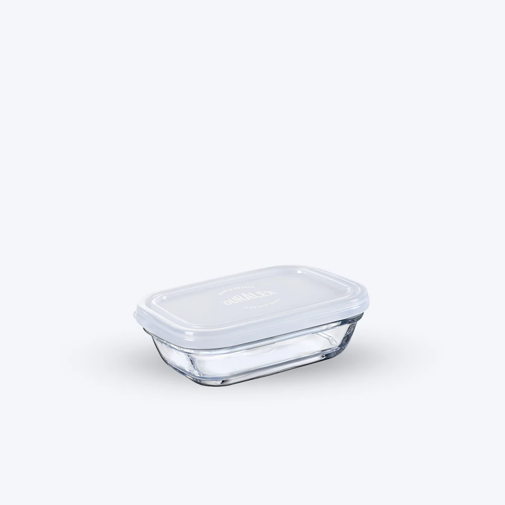 Freshbox - Boite de conservation rectangulaire couvercle blanc 39cl