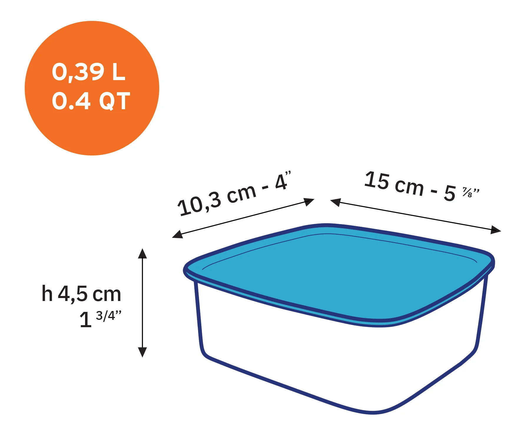 Freshbox - Set de 3 boites de conservation rectangulaires multi-tailles - Image 7