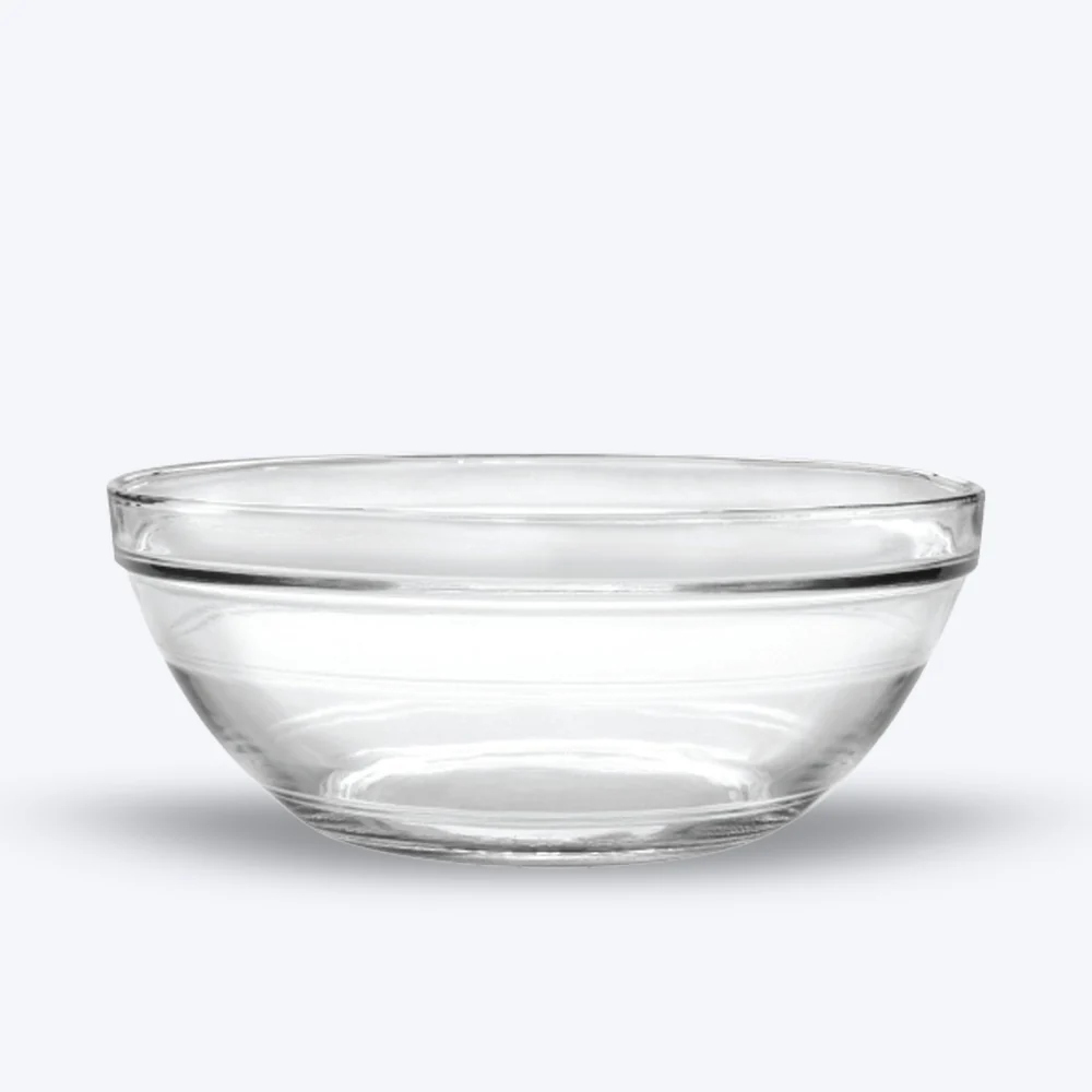 Le Gigogne - Saladier en verre transparent Empilable 5,8L - 31cm