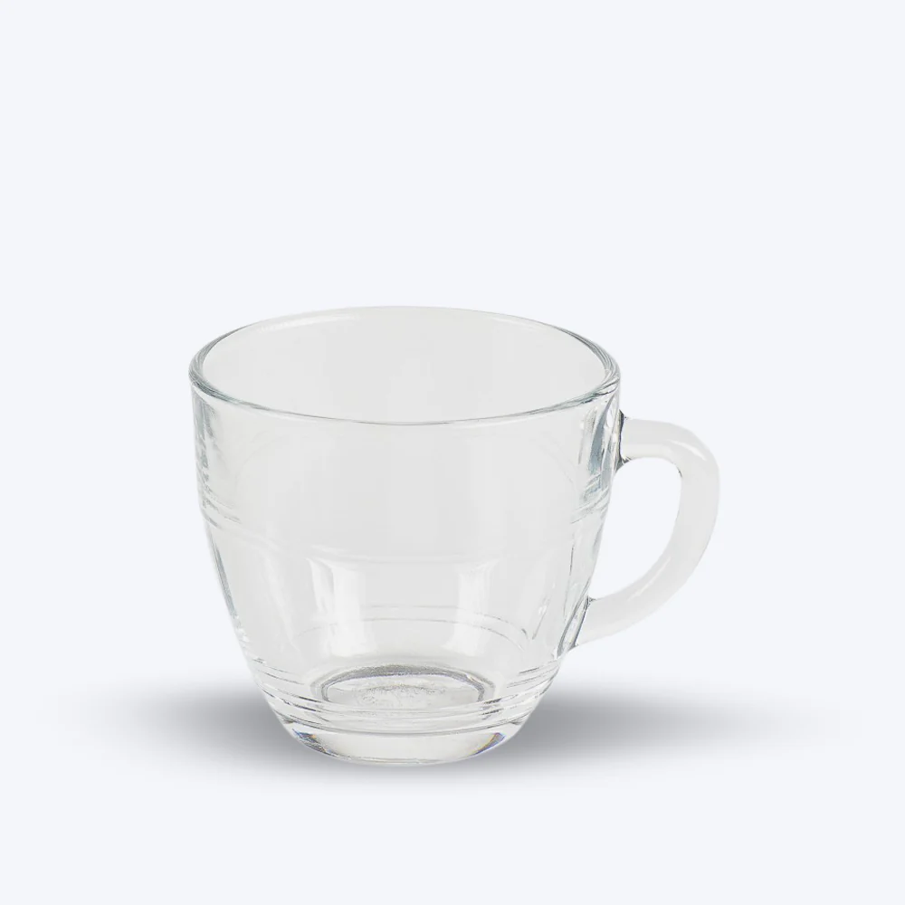 Le Gigogne - Tasse en verre transparent 22 cl (Lot de 6)