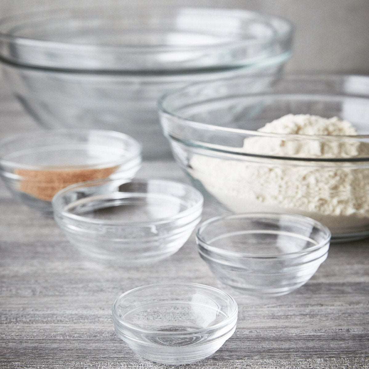 Le Gigogne - Coupelle en verre transparent Empilable 3,5cl - 6 cm (lot de 4) - Image 3