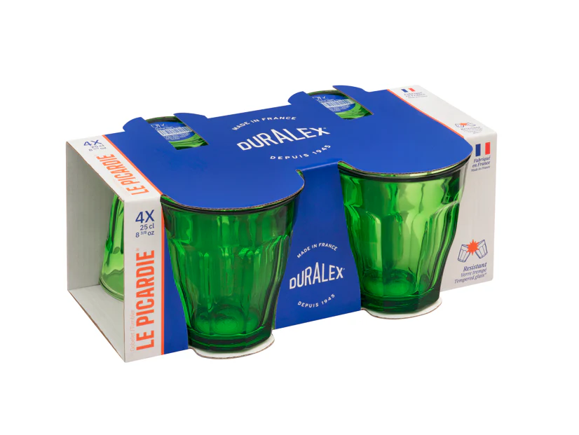 Le Picardie - Verre à eau - Vert - 25cl (Lot de 4) - Image 2