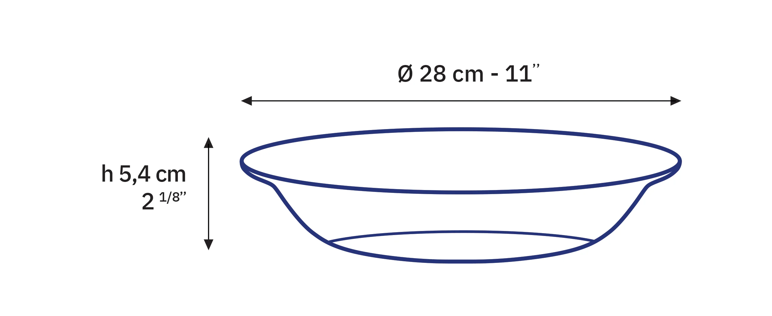 Lys - Plat de service - vermeil - 28cm - Image 4